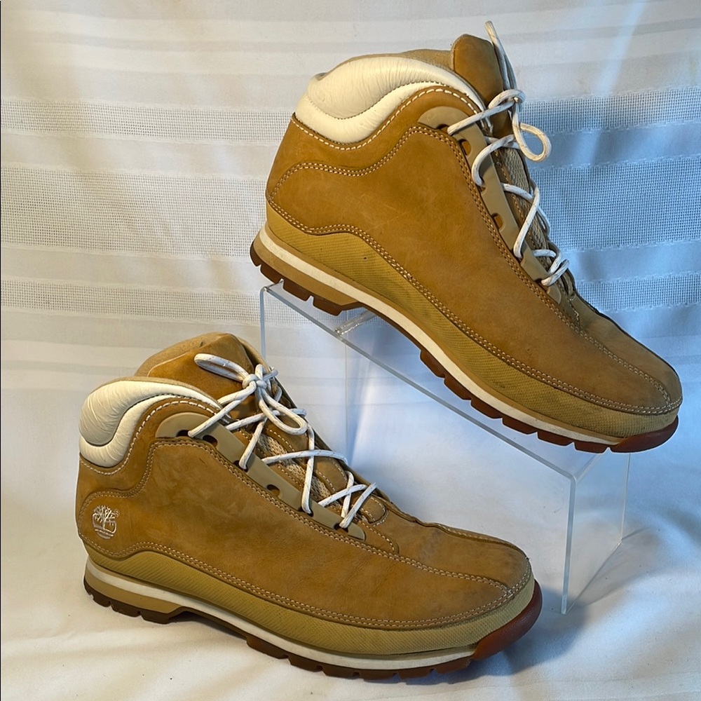 Timberland Ankle Boots Leather Lace Men's Size 9.5
